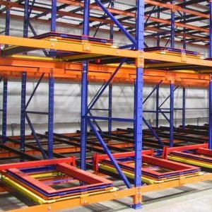 push-back-racking