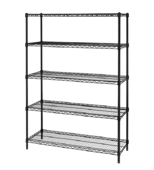 Heavy Duty 72" Metal Wire Rack Shelving Storage Garage 5 Shelf Tool Home Office