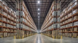generative-ai-large-distribution-warehouse-with-high-shelves Large