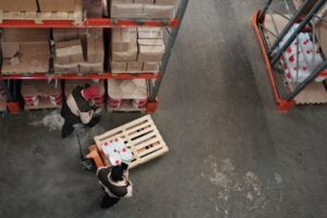 Men Working in a Warehouse